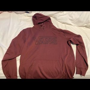 Maroon Vans hoodie